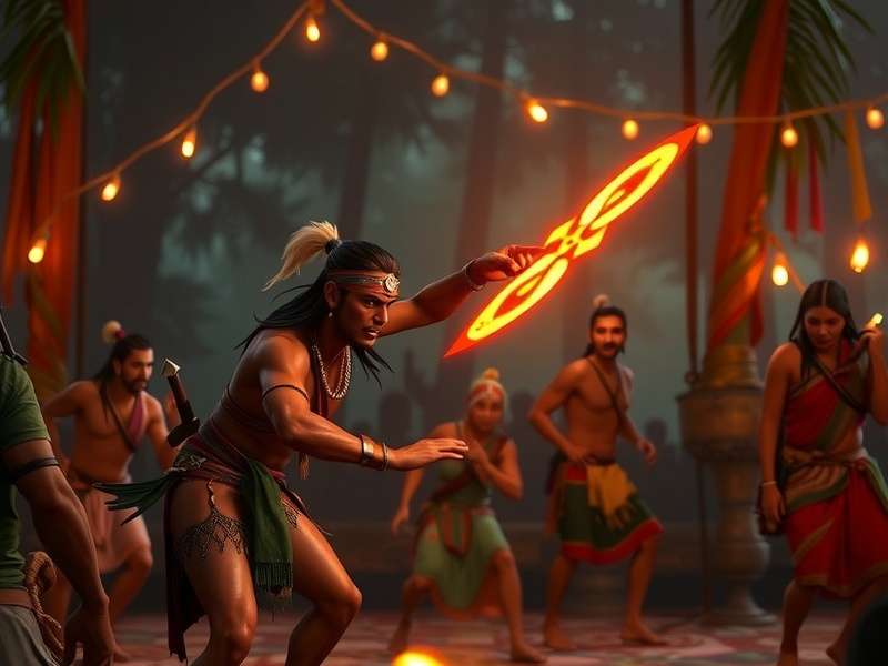 Sage Warrior Dark Mystery Indian festival event